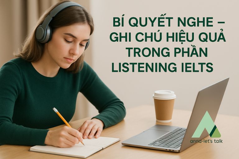 Bí quyết nghe – ghi chú hiệu quả trong phần Listening IELTS